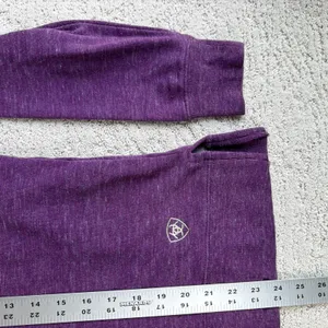 Women's Ariat Size Medium Henley Long Sleeve Pullover Sweatshirt thumbnail 5