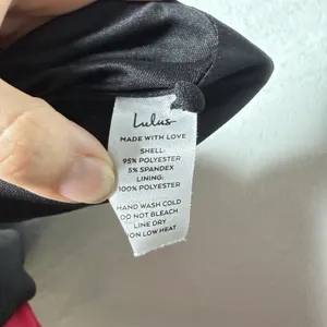 Lulus Black Mermaid Spaghetti Strap Peek-A-Boo Back Detail Full Gown Black XL thumbnail 8