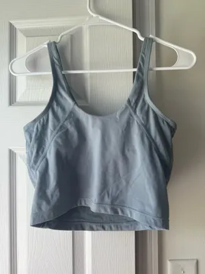 Amazon blue work out tank top thumbnail 2
