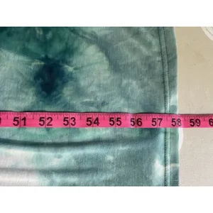WOOSEA Size S Women’s Sleeveless Deep V-Neck Maxi Dress Blue Green Tie Dye Boho thumbnail 12