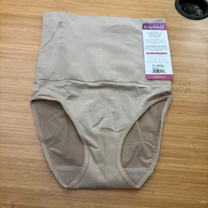 Shapermint Curveez Medium Nude Signature Control High Waist Brief Shapewear thumbnail 2