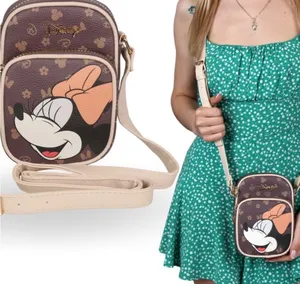 Disney Minnie Mouse faux leather crossbody purse thumbnail 1