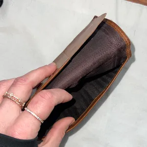Rolfs Brown Leather Wallet cowhide vintage rare thumbnail 4