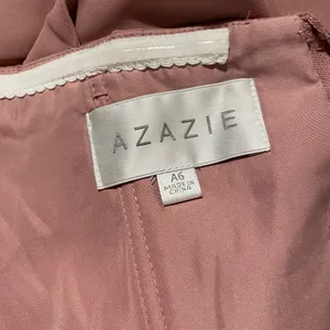 💜 Azazie Aaron Dusty Pink Bridesmaid Dress with Sweetheart Neckline thumbnail 6