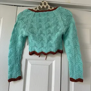 Urban Outfitters Crochet Sweater Crop Top thumbnail 6