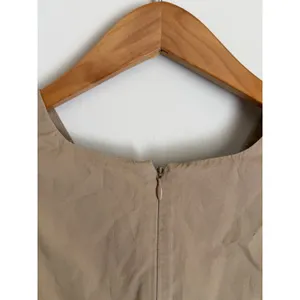 Hunter Bell Blouse Women Small Tan Puff Sleeve V-Neck Cotton 22HBCT5 thumbnail 7