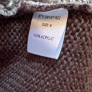 Velvet Tees McKenzie Child like style cardigan Brown and Cream Checkered Cardigan thumbnail 2