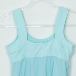 Lululemon Womens Run: Ta Ta Topper Tank Top Size‎ 6 Aquamarine Running Workout thumbnail 7