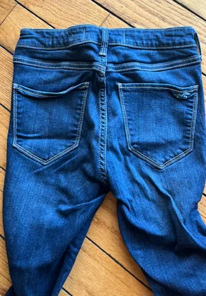 Hollister High Rise Jean Legging Dark Wash thumbnail 5