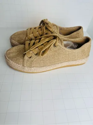 Tommy Bahama Beige Canvas Espadrille Sneakers thumbnail 3