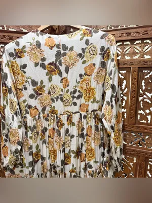 NWT free people rows of roses maxi dress thumbnail 11