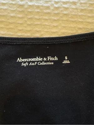 Abercrombie & Fitch Black Long Sleeve Bodysuit thumbnail 3