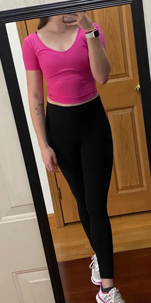 Lululemon align sonic pink tee thumbnail 3