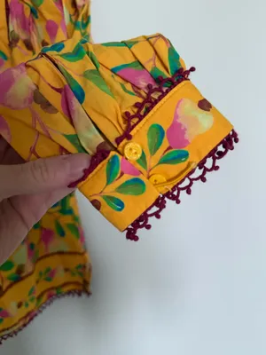 Farm Rio Cashew Blouse S thumbnail 7
