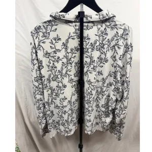 Haven Well Within $78 Women's XXL Organic Cotton Jersey Magnolia Pajama Shirt thumbnail 6