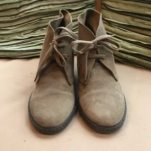 J. Crew Suede Lace Up Wedge Boots size 6 Tan‎ thumbnail 4