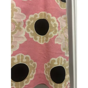LILLY PULITZER Skirt Sz 6 Pink Tan Black Medallion Print Lined Zip Preppy Beach thumbnail 2