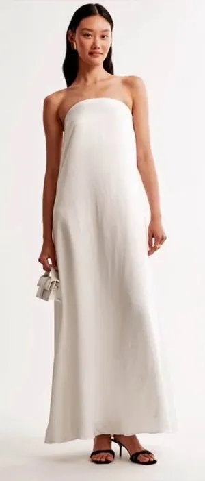 Abercrombie Strapless Maxi Dress thumbnail 1