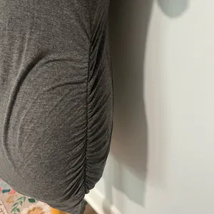PinkBlush dark gray maternity mini dress thumbnail 11