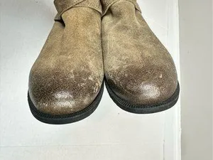UGG Benson "1095151" Distressed Ankle Boots Buckle Zip Size US 8.5 thumbnail 3