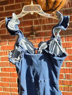 Denim Minidress Large thumbnail 11