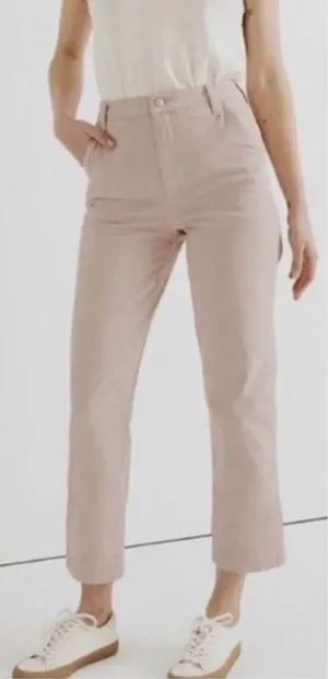 Madewell Classic Straight crop pants in wisteria dove thumbnail 1