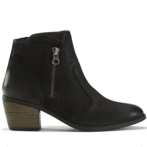 Earth Ralston Leather Bootie Size 8 A5‎ Black thumbnail 2