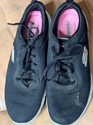 Skechers Memory Foam Black Athletic Shoes thumbnail 2