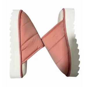 Anthropologie Maeve Puffy Platform Slippers Pink Women's Size‎ Large 10-11 thumbnail 6