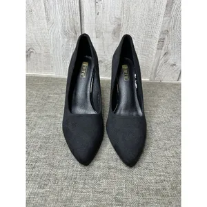 IDIFU IN4 Classic Pointed Toe Shoes Womens Size 7.5 High Heels Pumps Black Suede thumbnail 5
