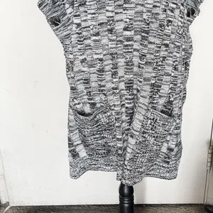 Poncho Sweater Oversized Knit Turtleneck Chunky One Size Cozy Fall Winter thumbnail 9