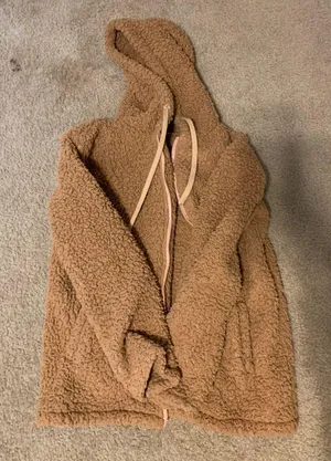 Amazon Brown Teddy Coat thumbnail 1