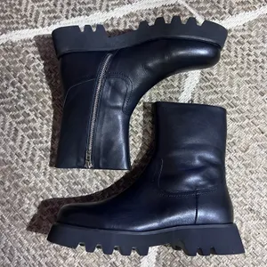 Tony Bianco ISA Blackcomo Leather Lug Sole Boot Sz 7 thumbnail 3