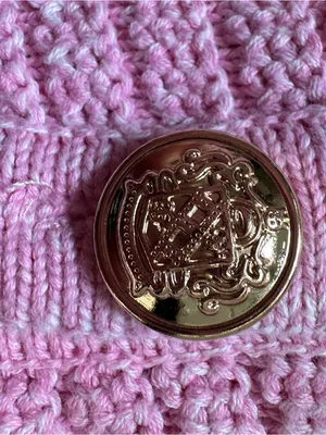 JODIFL Pink Ribbed Knit Button-Front Cardigan thumbnail 7