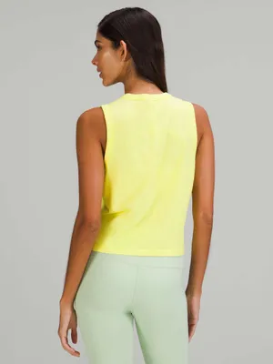 Lululemon Classic-Fit Cotton-Blend‎ Tank Top Electric Lemon thumbnail 3