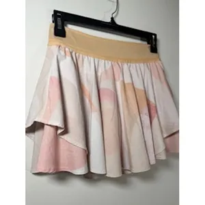 Lululemon Court Rival High-Rise Skirt Tall Pastel Abstract Pink Orange Size 4 thumbnail 5