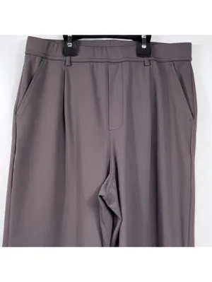 Halara Grey Straight Leg Stretch Pants thumbnail 2