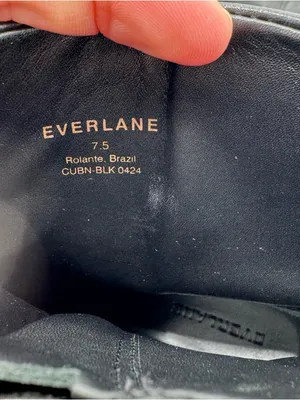 NEW Everlane‎ The Havana Boot Black Leather Size 7.5 Neutral Western Minimalist thumbnail 2