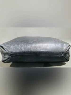 Michael Kors Bedford Pebbled Leather Black Bag thumbnail 4