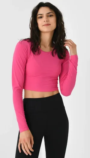 Beyond Yoga POWERBEYOND LITE CARDIO CROPPED‎ PULLOVER medium thumbnail 1