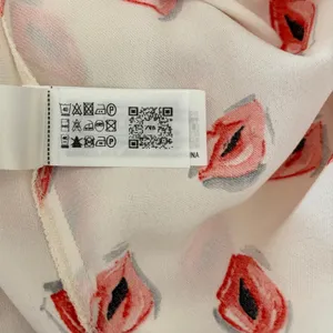 ZARA ZW Collection White Pink Lips Print Buttondown Top Blouse Lipstick X-Large thumbnail 13
