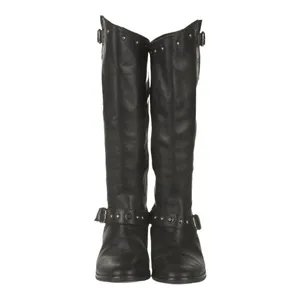 Golden Goose Kate Tall Studded Leather Moto Boots - Black - 38 thumbnail 2