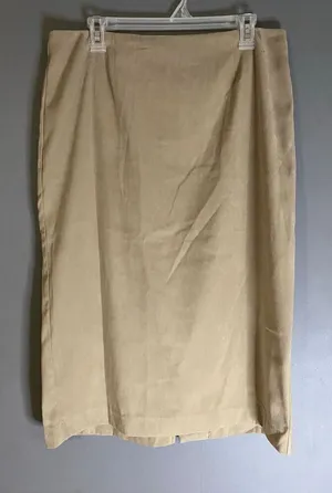 Cato Brown Beige Straight Pencil Skirt Size 12 thumbnail 1