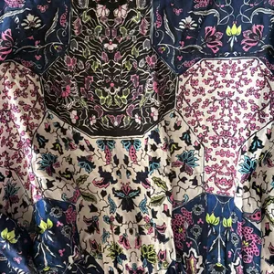 Maria cher Floral Button Down Long Sleeve Blouse Multicolor L (#04098) thumbnail 12