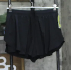 All In Motion Womens Athletic Quick Dry Lined Pocketed Running Shorts Black M thumbnail 1