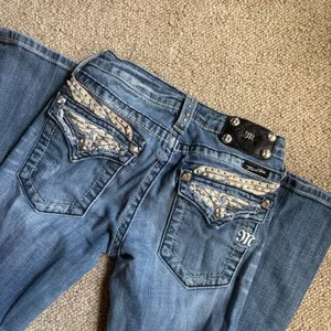 Miss Me Bootcut Blue Jeans Size 14 thumbnail 2