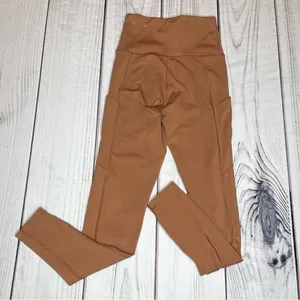American Eagle The Everything Pocket Leggings Size‎ XS Rust Brown Tan Athletic thumbnail 5