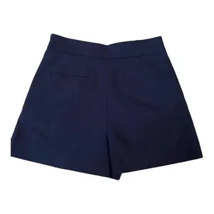Abercrombie & Fitch‎ Woman’s Navy Side Zip High Waisted Shorts Size 0 Pockets thumbnail 2