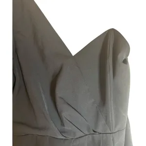 Do+Be NWT One Shoulder Mini Black Dress Puff Sleeve,‎ L thumbnail 4