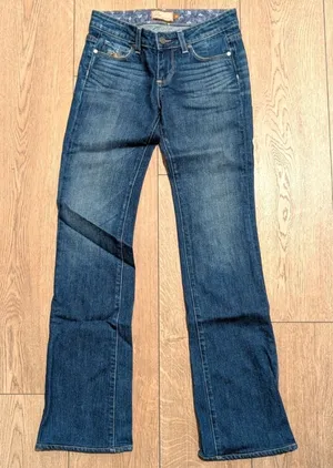 Paige Jeans‎ Womens 25 Benedict Canyon Boot Leg Bootcut Flare Designer Denim thumbnail 1
